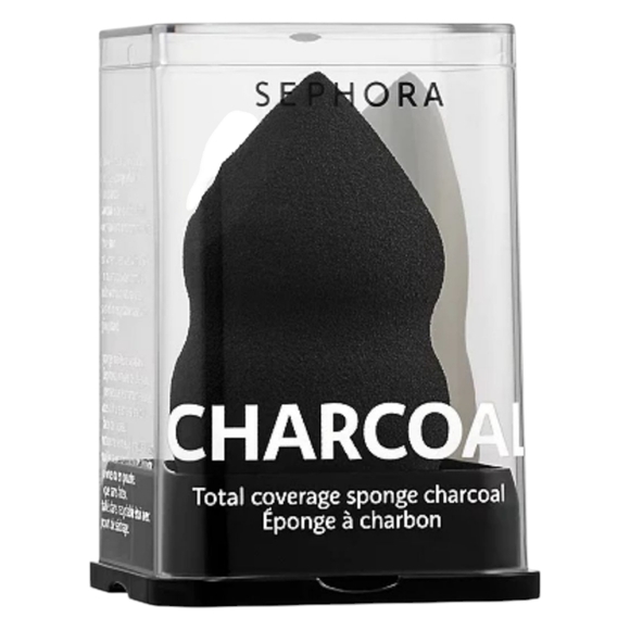 Sephora Other - Sephora Charcoal Total Coverage Sponge Infused Reusable Case And Drying Stand